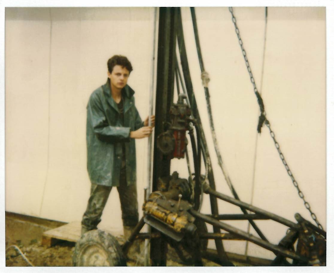 David De Luca — on an auger rig