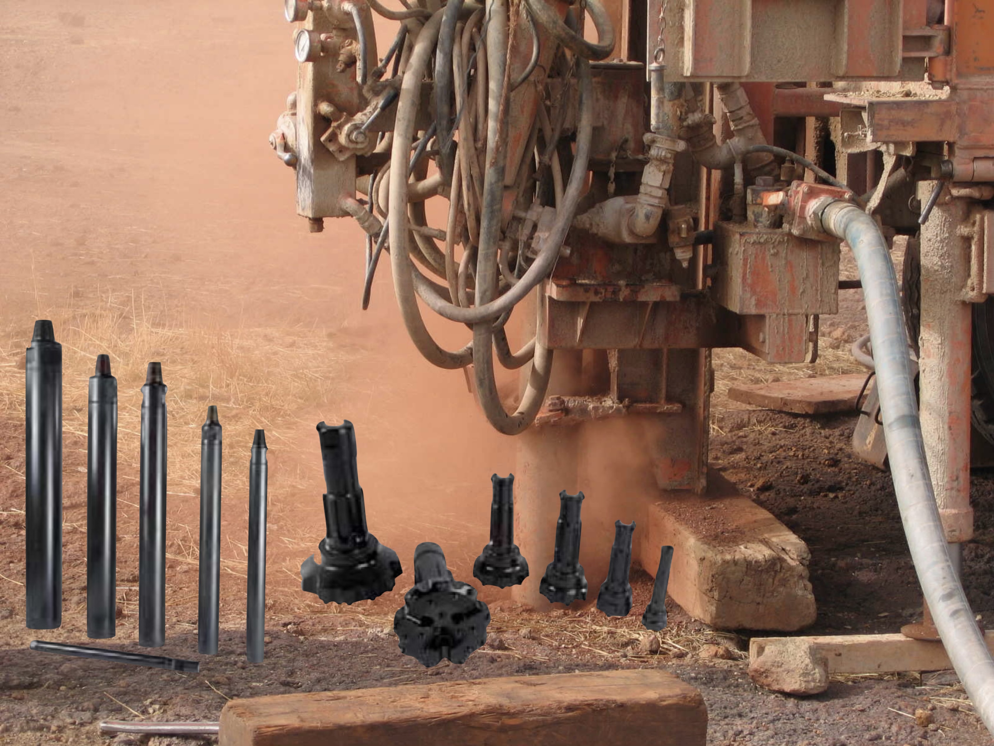 Down-the-hole hammer drilling