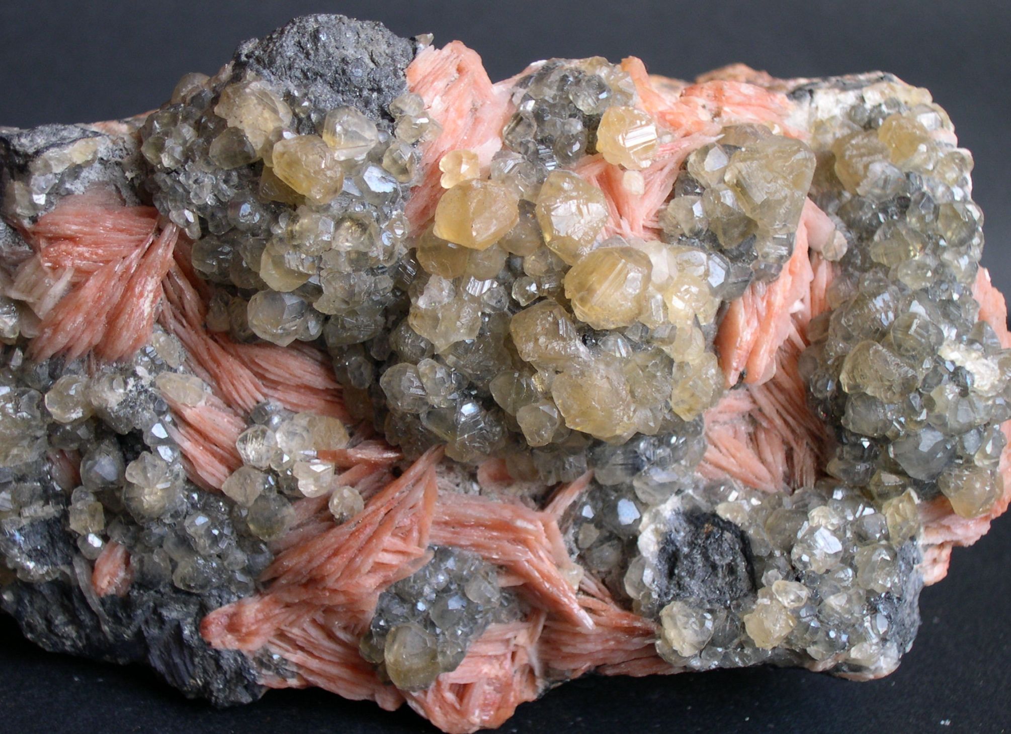 Cerusite-Galène-Barytine